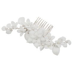 ATHENA COLLECTION - ALLURE HAIR COMB - HC249 SILVER