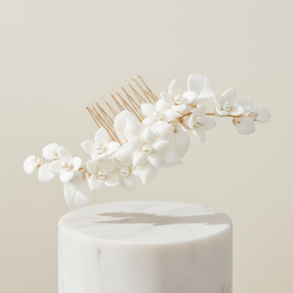 ATHENA COLLECTION - ALLURE HAIR COMB - HC249 GOLD
