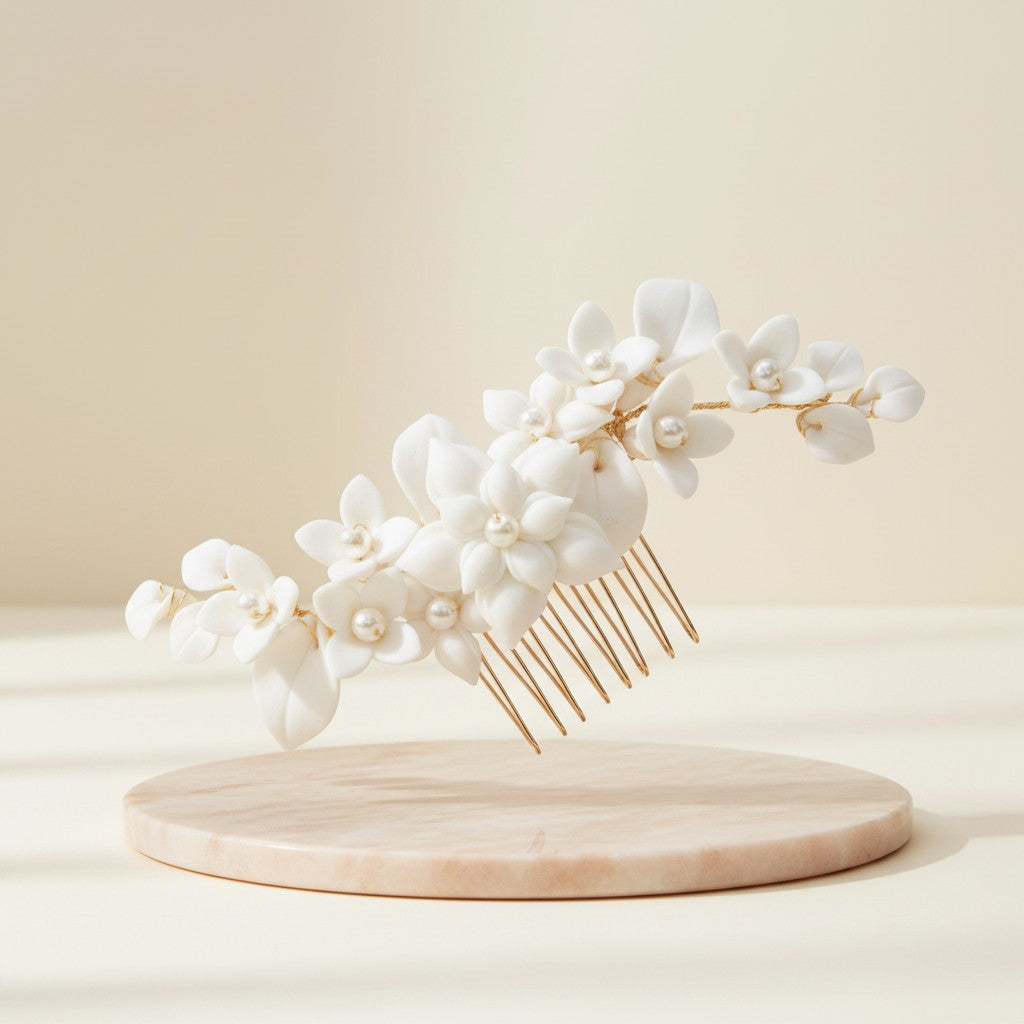ATHENA COLLECTION - ALLURE HAIR COMB - HC249 GOLD