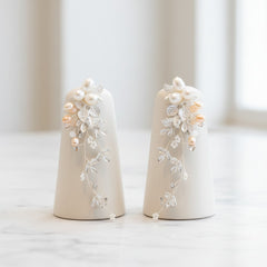 ATHENA COLLECTION - CASCADE OF PEARL EARRINGS - CZER654