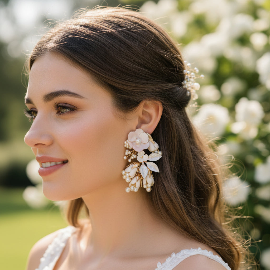 ATHENA COLLECTION - OPULENCE EARRINGS - CZER655 GOLD