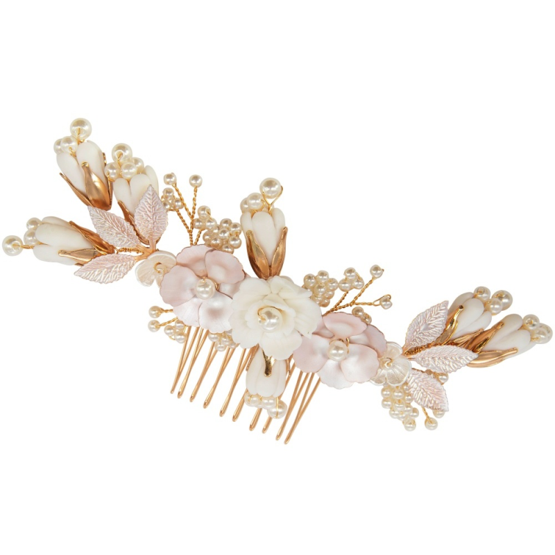 ATHENA COLLECTION - OPULENCE HAIRCOMB- HC250A GOLD