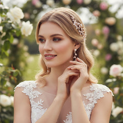 CUBIC ZIRCONIA COLLECTION - CAPTIVATING VINE SET - ROSE GOLD