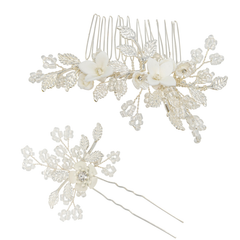ATHENA COLLECTION - VINTAGE CHIC COMB AND PIN SET - HC290