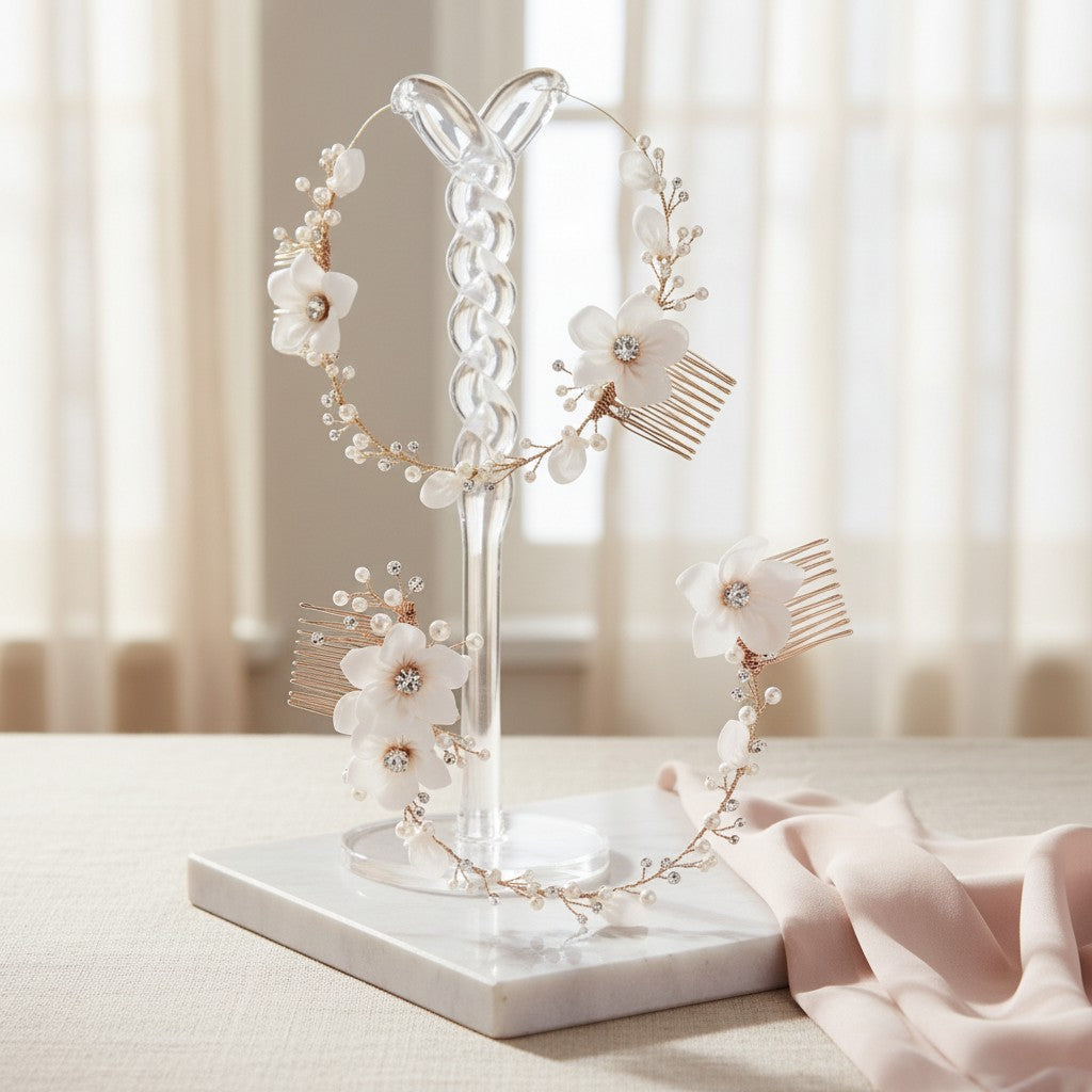 SASSB COLLECTION - ENCHANTED HAIR VINE SET - ANAIS