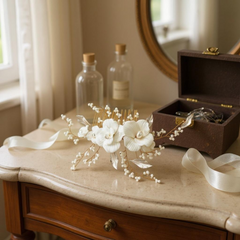 ATHENA COLLECTION - ENCHANTED BRIDAL COMB - HC291 -GOLD