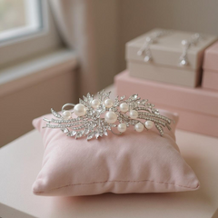 ELITE COLLECTION - VINTAGE INSPIRED HEADPIECE - SILVER