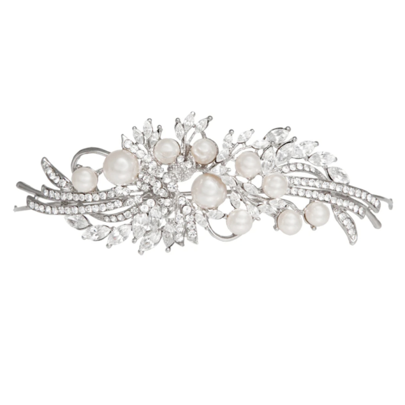 ELITE COLLECTION - VINTAGE INSPIRED HEADPIECE - SILVER