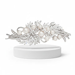 ELITE COLLECTION - VINTAGE INSPIRED HEADPIECE - SILVER