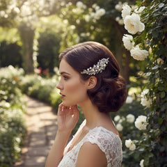 ELITE COLLECTION - VINTAGE INSPIRED HEADPIECE - SILVER