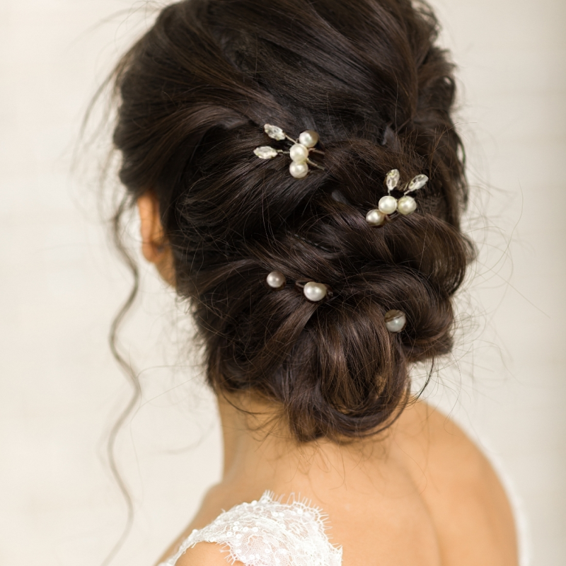 ATHENA COLLECTION - CHIC HAIR PIN COLLECTION - PIN79 SILVER