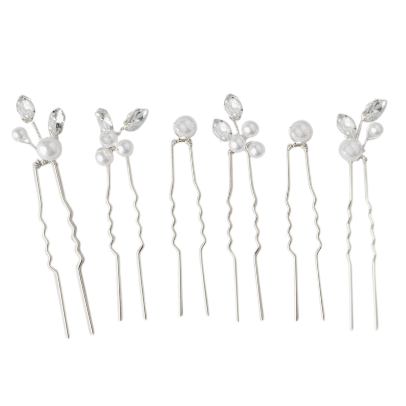 ATHENA COLLECTION - CHIC HAIR PIN COLLECTION - PIN79 SILVER