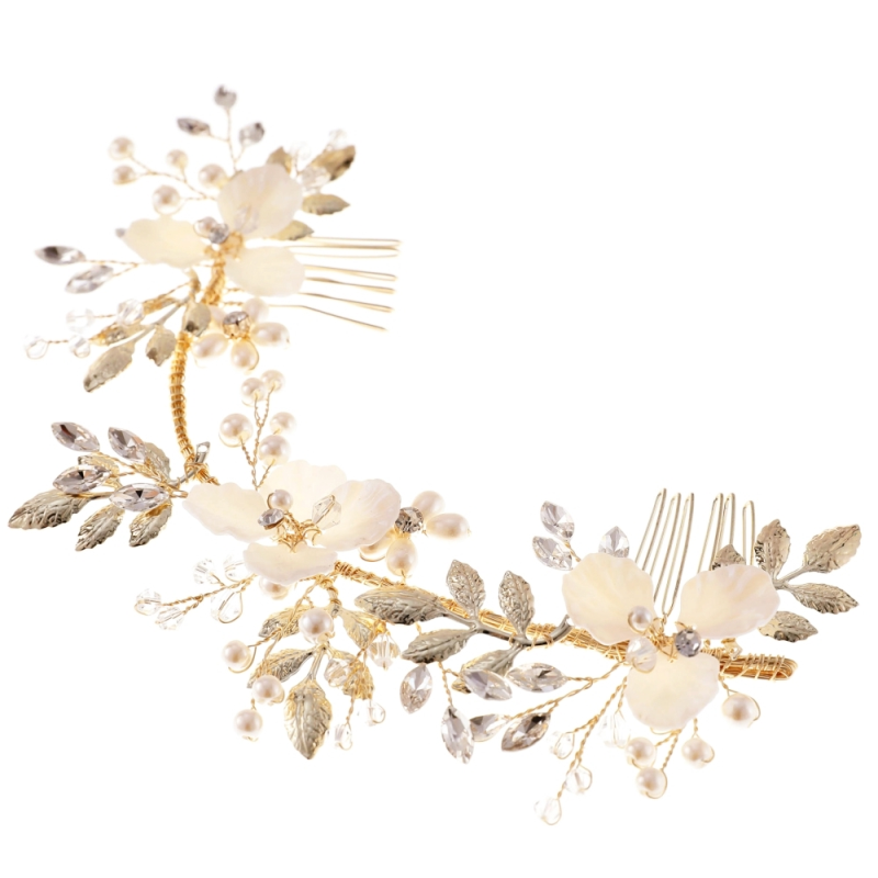 ATHENA COLLECTION - ENCHANTING VINE COMB - HC294 GOLD