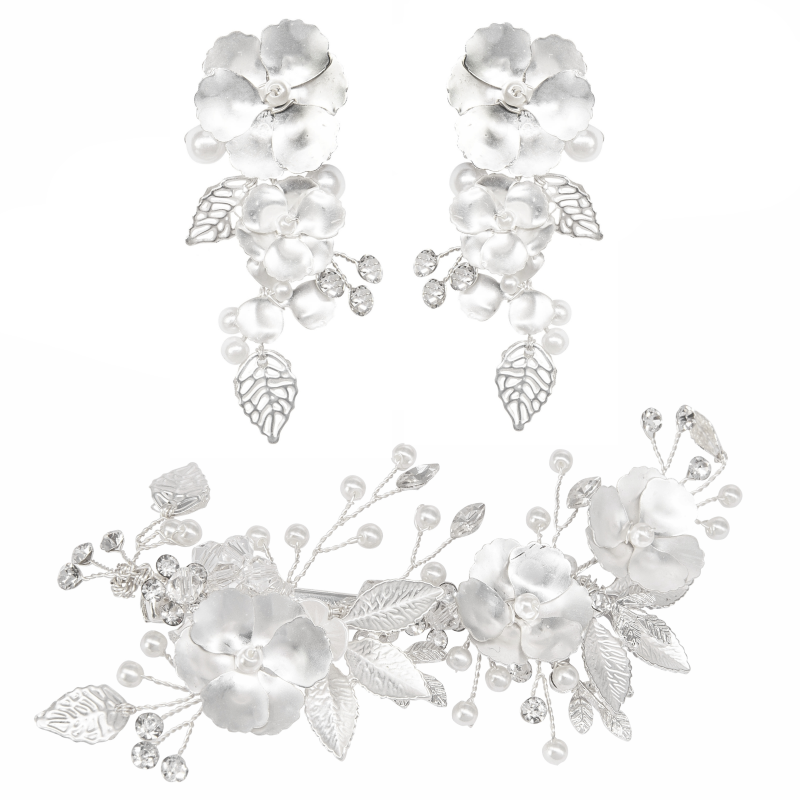 ATHENA COLLECTION - LUXE FLORAL COLLECTION - SILVER