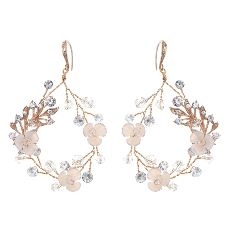 ATHENA COLLECTION - GOLD TREASURE EARRINGS - CZER821 GOLD