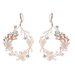 ATHENA COLLECTION - GOLD TREASURE EARRINGS - CZER821 GOLD