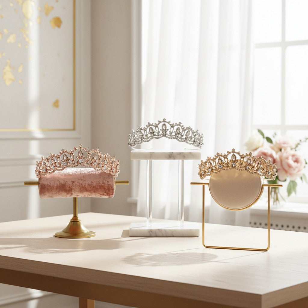 SASSB COLLECTION - JEWEL TIARA COLLECTION - SET OF THREE