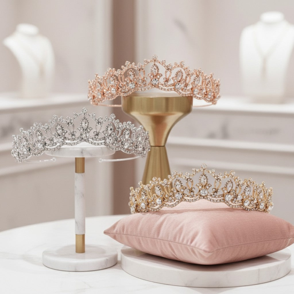 SASSB COLLECTION - JEWEL TIARA COLLECTION - SET OF THREE