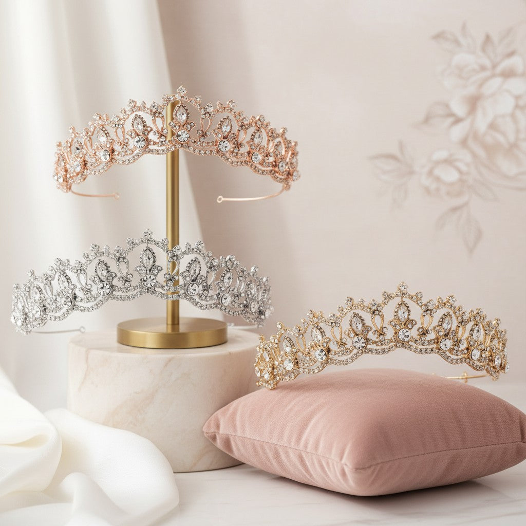 SASSB COLLECTION - JEWEL TIARA COLLECTION - SET OF THREE