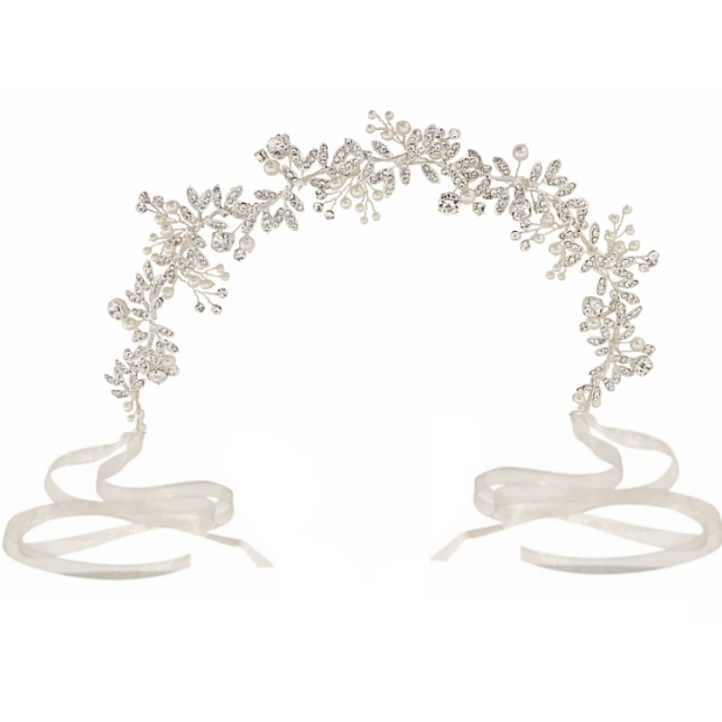 ATHENA COLLECTION - CRYSTAL STARLET BELT- BELT51 SILVER
