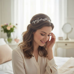 ATHENA COLLECTION - CRYSTAL STARLET BELT- BELT51 SILVER