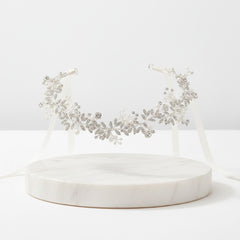 ATHENA COLLECTION - CRYSTAL STARLET BELT- BELT51 SILVER