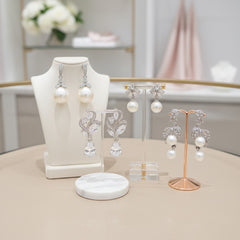CUBIC ZIRCONIA COLLECTION - VINTAGE INSPIRED COLLECTION - SILVER