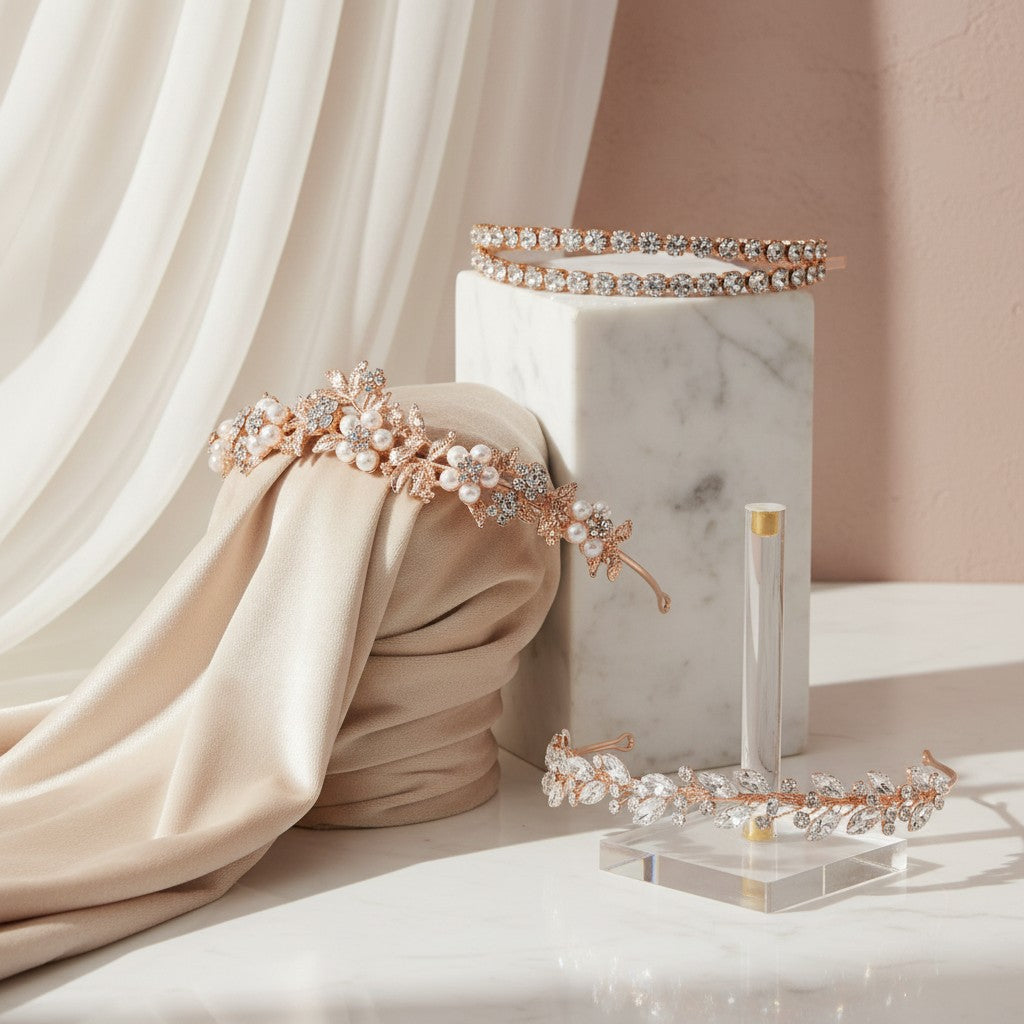 ATHENA COLLECTION - ROSE GOLD HEADBAND COLLECTION - RG
