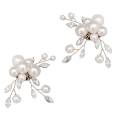 ATHENA COLLECTION - ETERNALLY PEARL SHOE CLIP - SC3 SILVER
